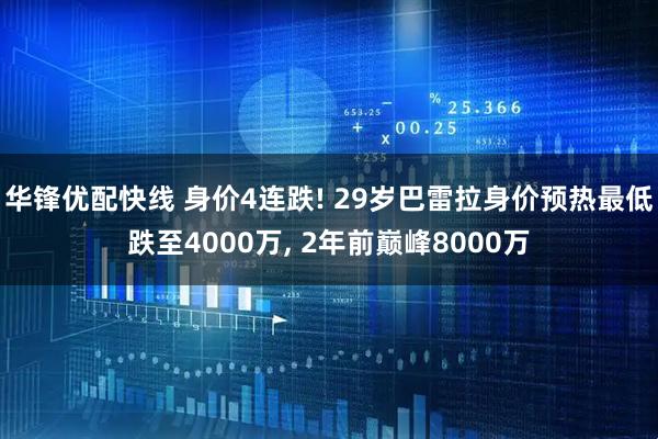 华锋优配快线 身价4连跌! 29岁巴雷拉身价预热最低跌至4000万, 2年前巅峰8000万